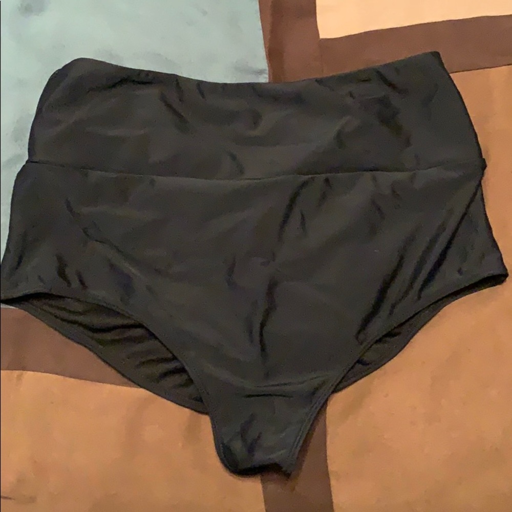 High waisted bikini bottoms